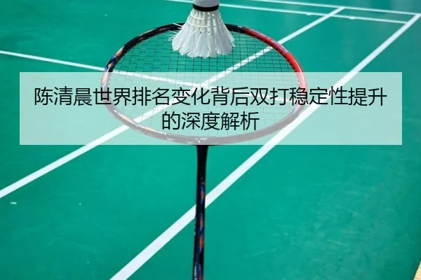 陈清晨世界排名变化背后双打稳定性提升的深度解析（KAIYUN）